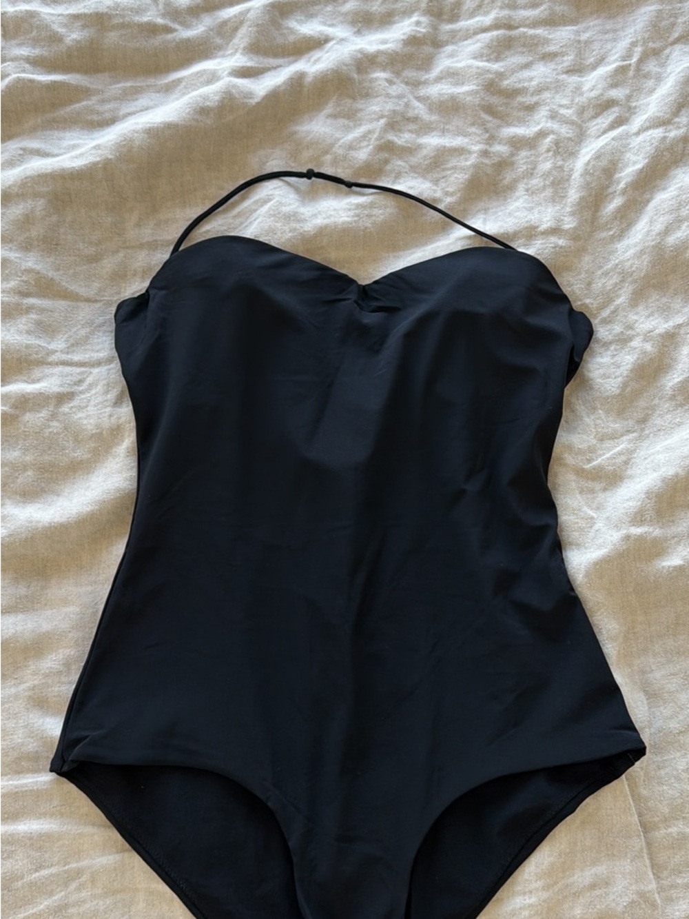 Alexander McQueen Black One-Piece Swimsuit